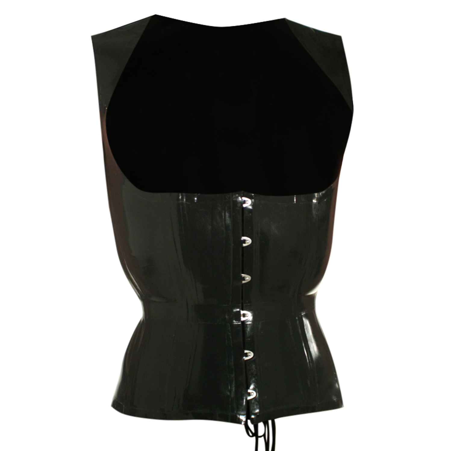 Busto Corset Vest READY TO SHIP 25" / Black Mens - Vex Inc. | Latex Clothing