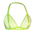 Fishnet Bikini Top READY TO SHIP Medium C Cup / Vibrant Slime Green Womens - Vex Inc. | Latex Clothing