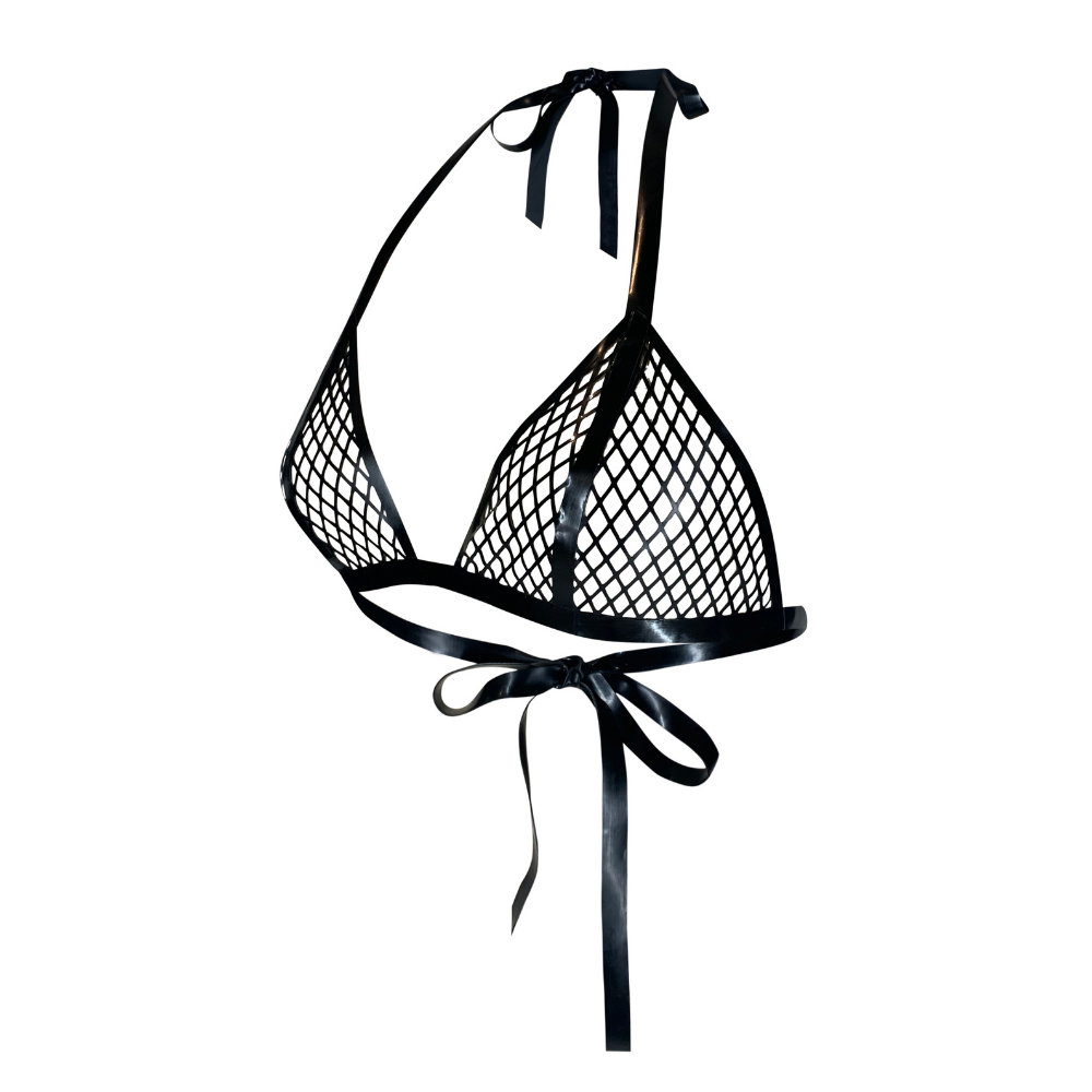 Fishnet Bikini Top READY TO SHIP Womens - Vex Inc. | Latex Clothing