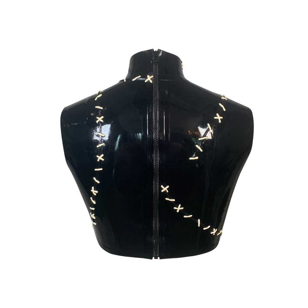 Mens Stitched Crop  Crop Top - Vex Inc. | Latex Clothing