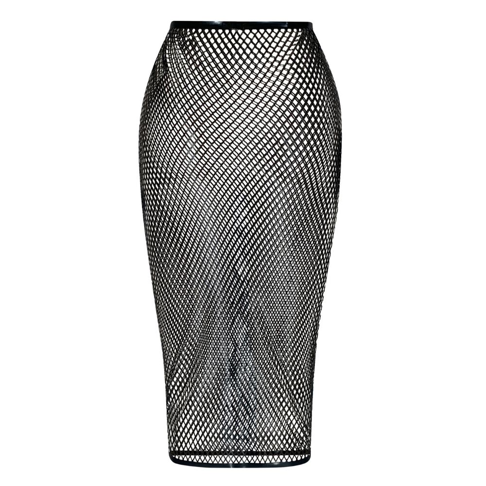 Fishnet Pencil Skirt READY TO SHIP Womens - Vex Inc. | Latex Clothing