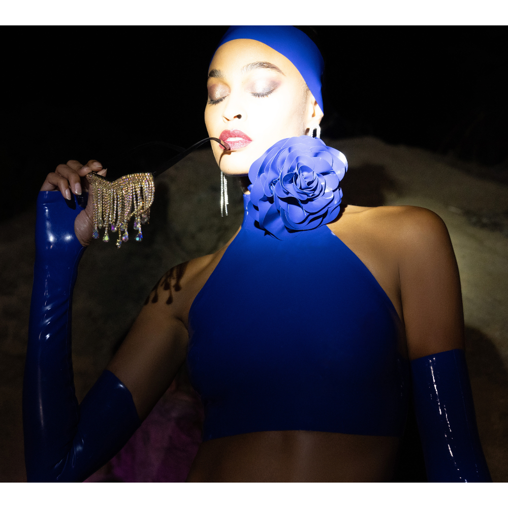 Halter Crop Top - Vex Inc. | Latex Clothing