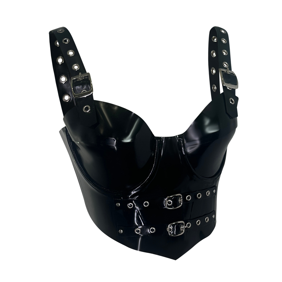 Buckle Up Bustier - Vex Inc. | Latex Clothing