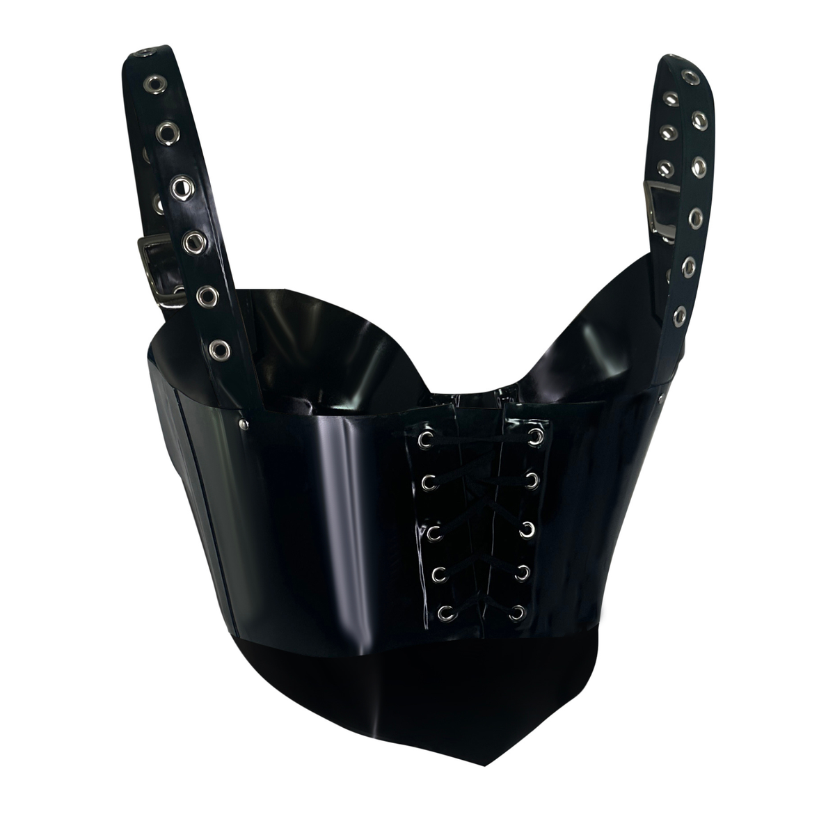 Buckle Up Bustier - Vex Inc. | Latex Clothing