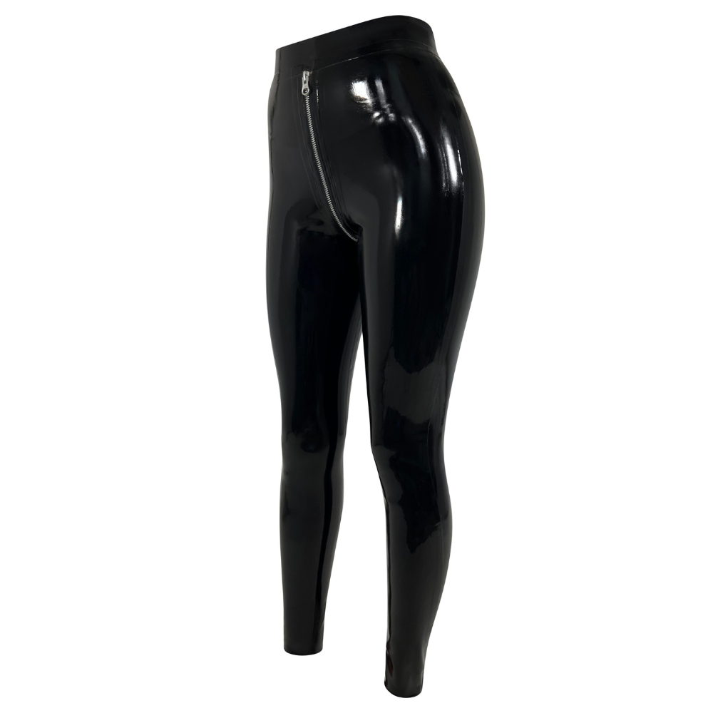 Fashion Women Black Shiny PVC Wet Look High Waist Skinny Leggings Disco  Vinyl Pencil Pants Trousers S-XL - Walmart.com