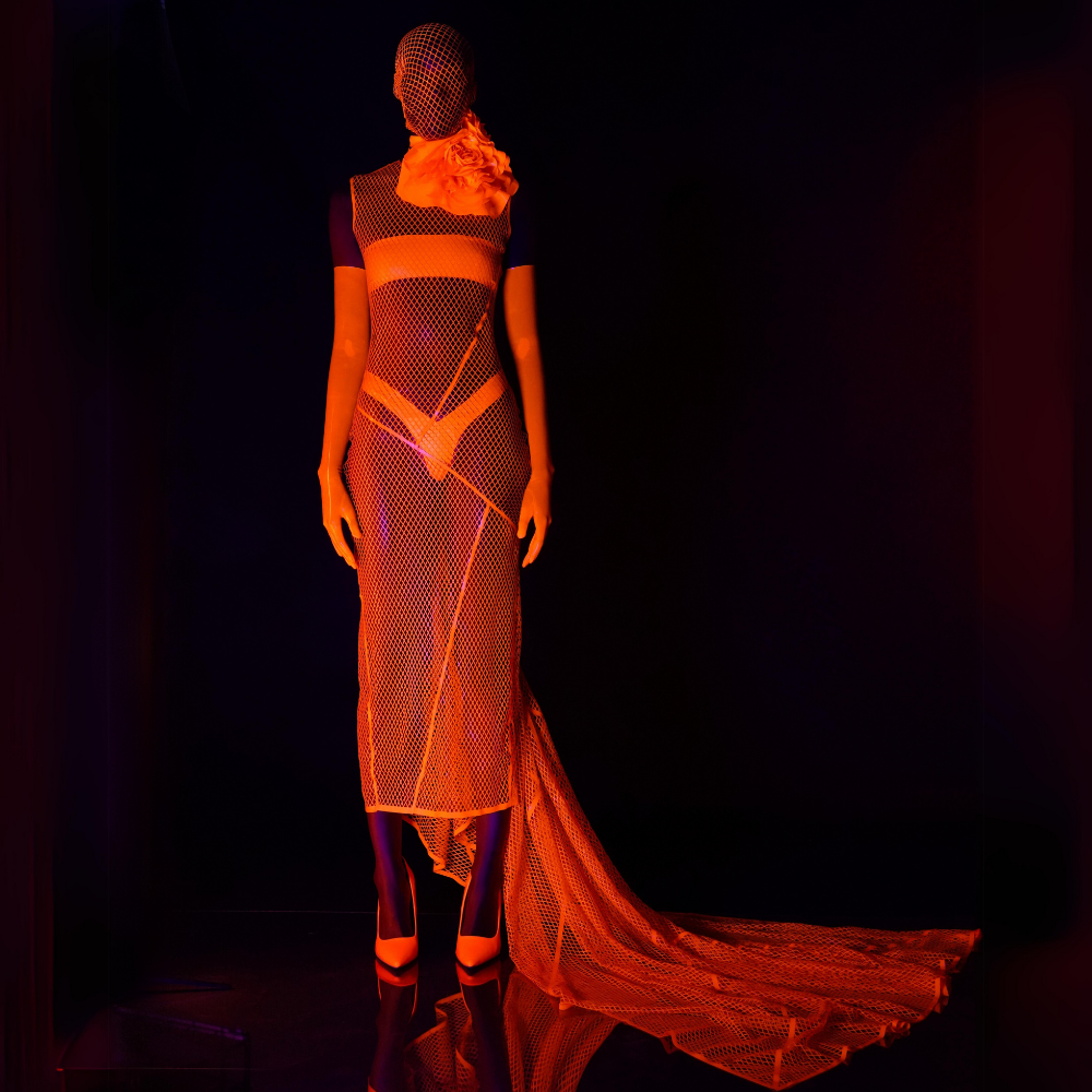 laser cut out dress Lavish Laser Cut Zip Dress