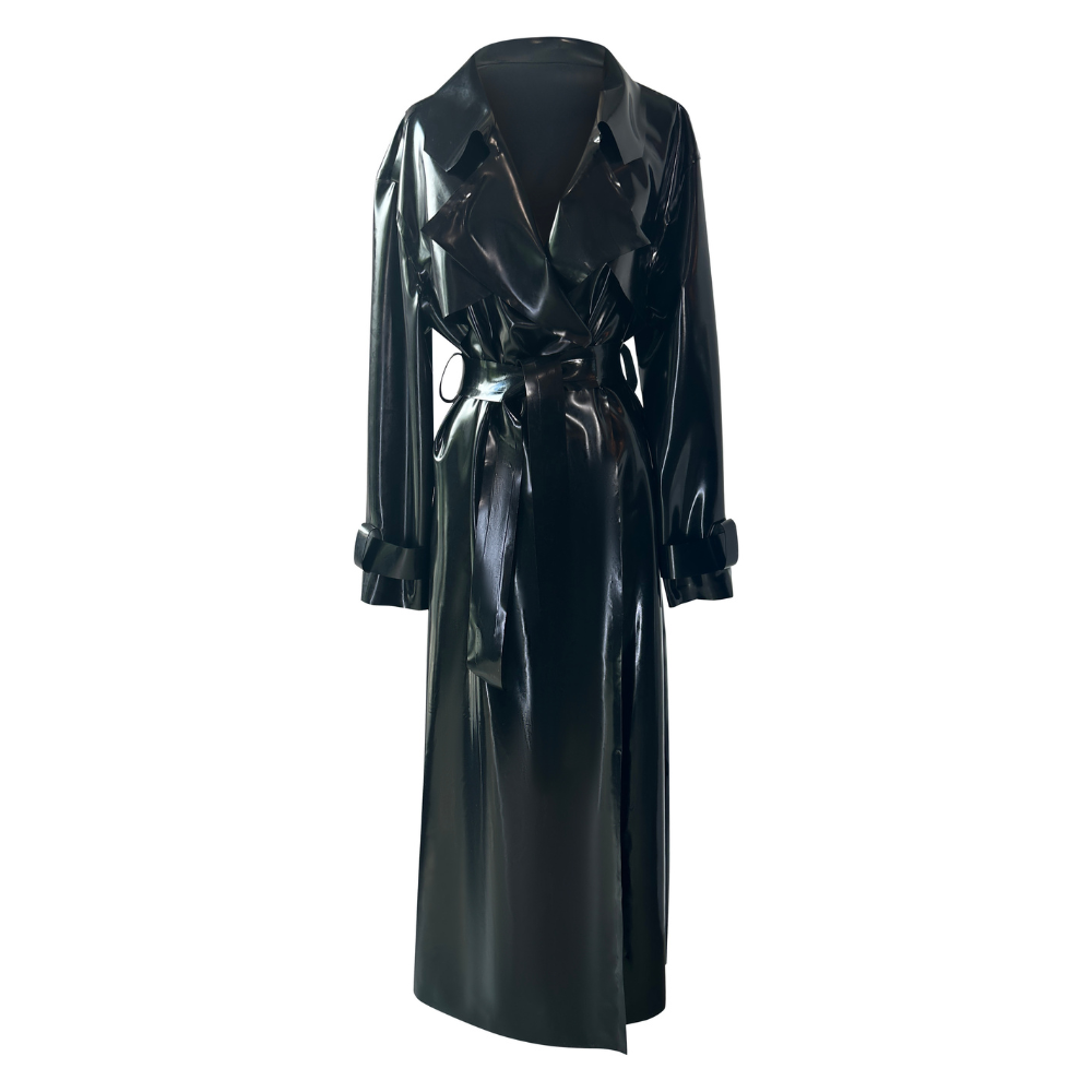 Voyeur Trench Coat Jackets - Vex Inc. | Latex Clothing