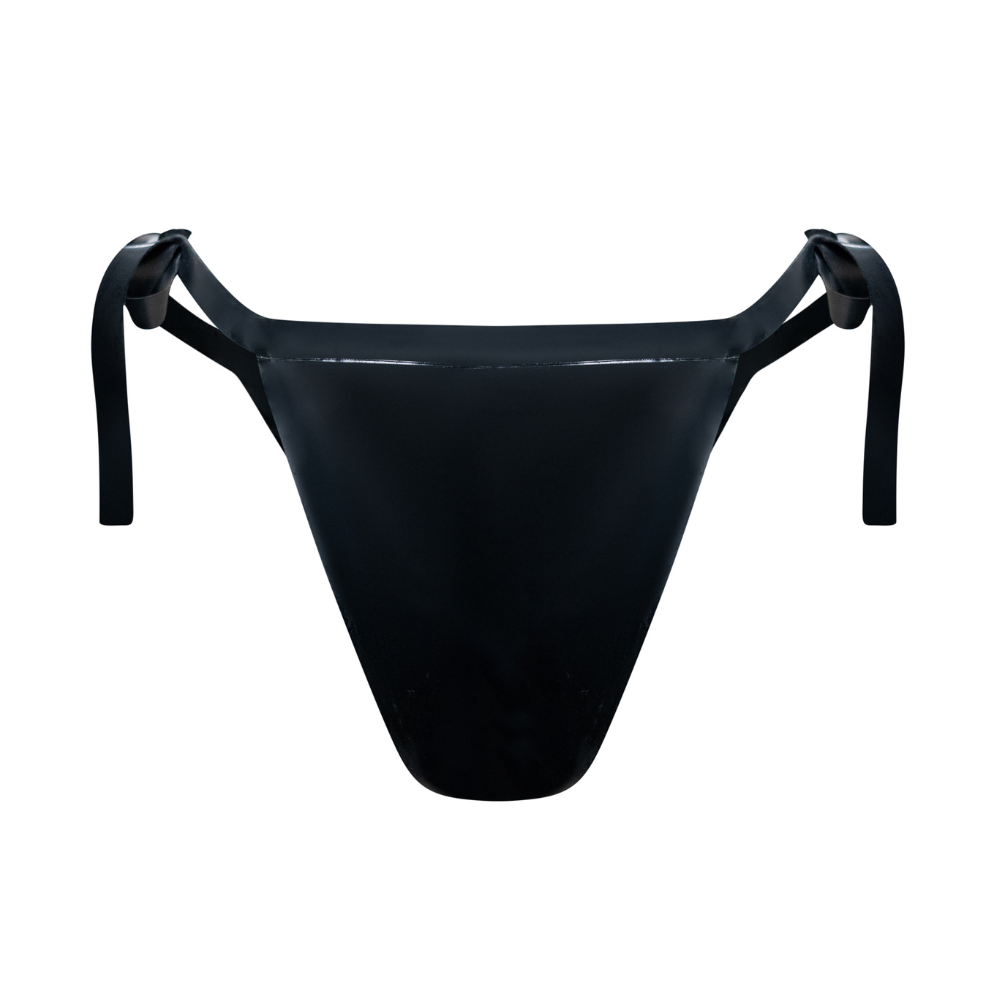 Frontage Bikini Bottoms READY TO SHIP Small / Black Womens - Vex Inc. | Latex Clothing