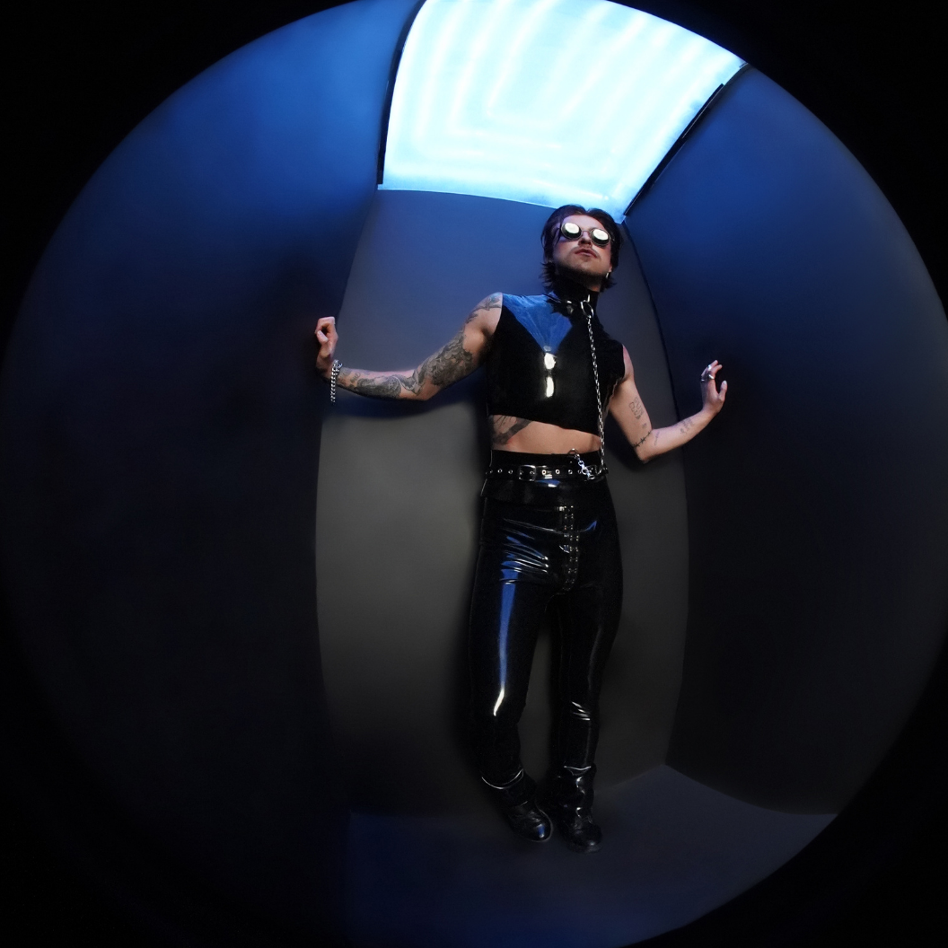 Latex plush crop top - Vex Clothing