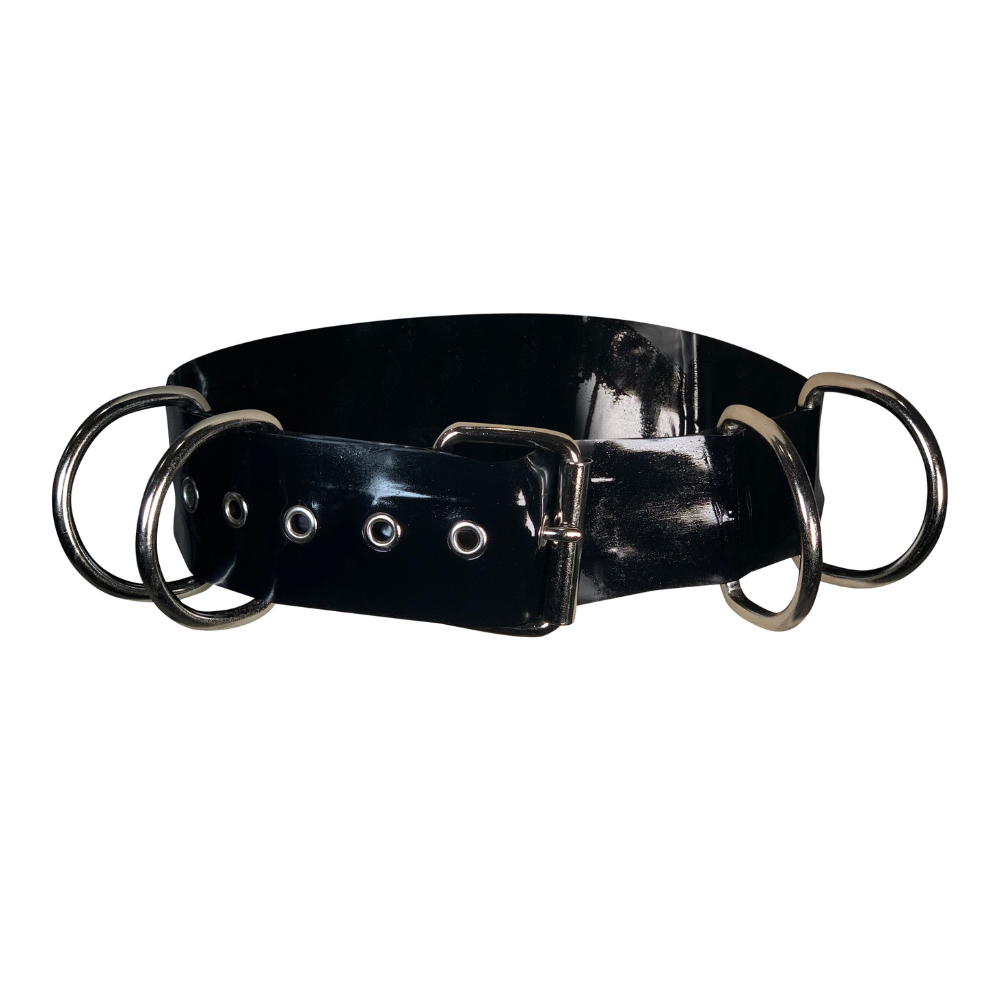 Buy Black Latex Belt