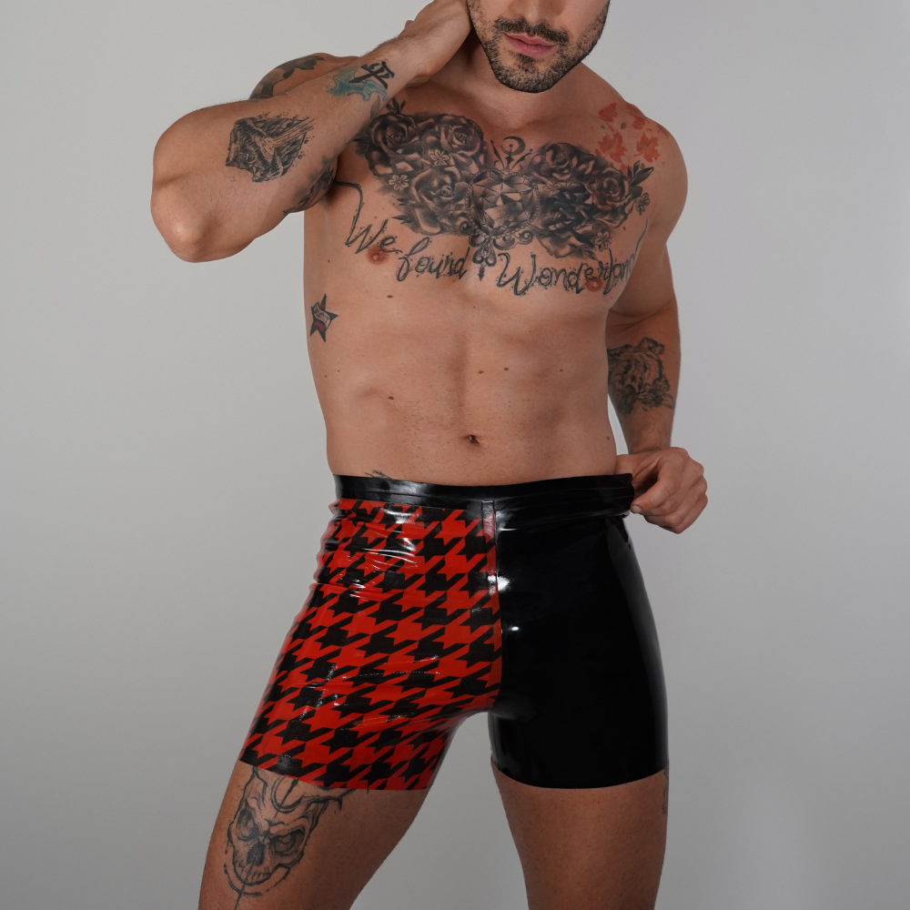 Mens Latex Boxer Shorts by Vex Clothing - Calzon Boxer - Vex Latex
