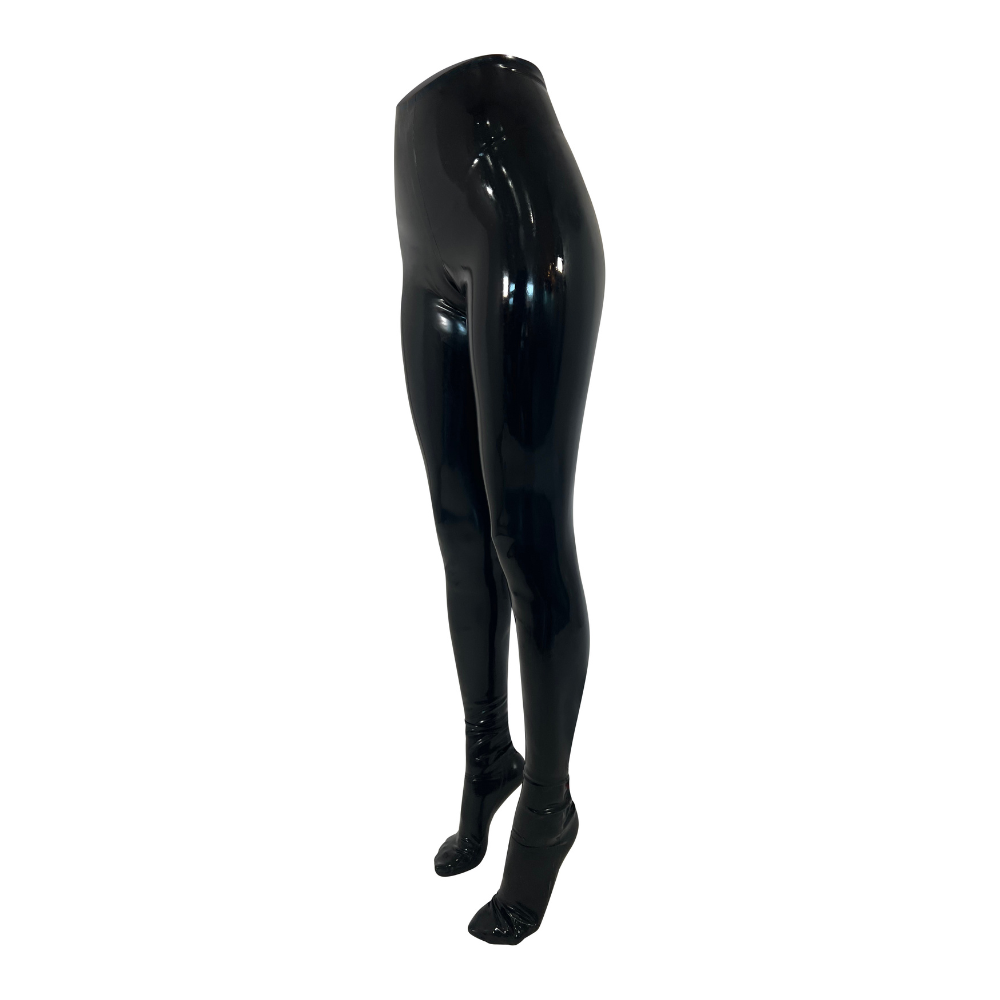Black Latex Leggings -   Latex leggings, Wet look leggings
