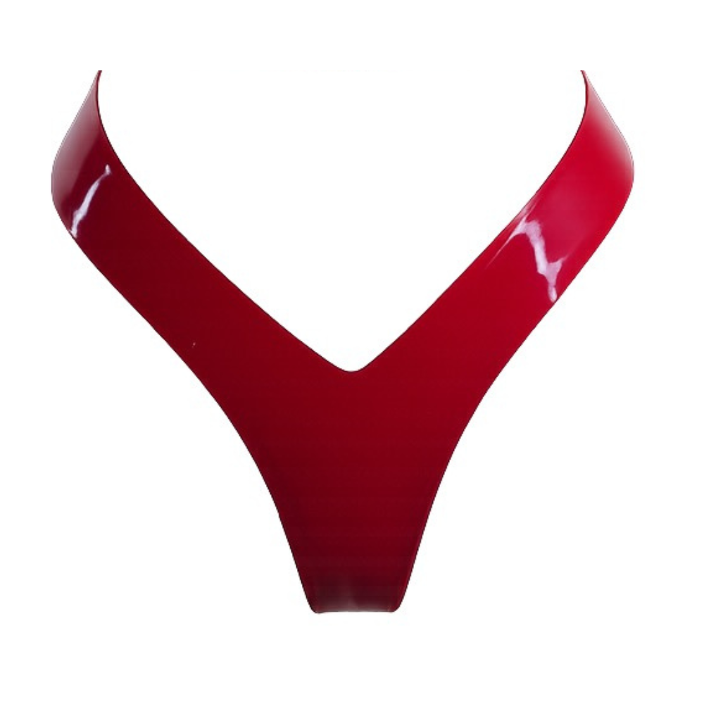 Starfall Thong READY TO SHIP Plum / Small - Vex Inc. | Latex Clothing