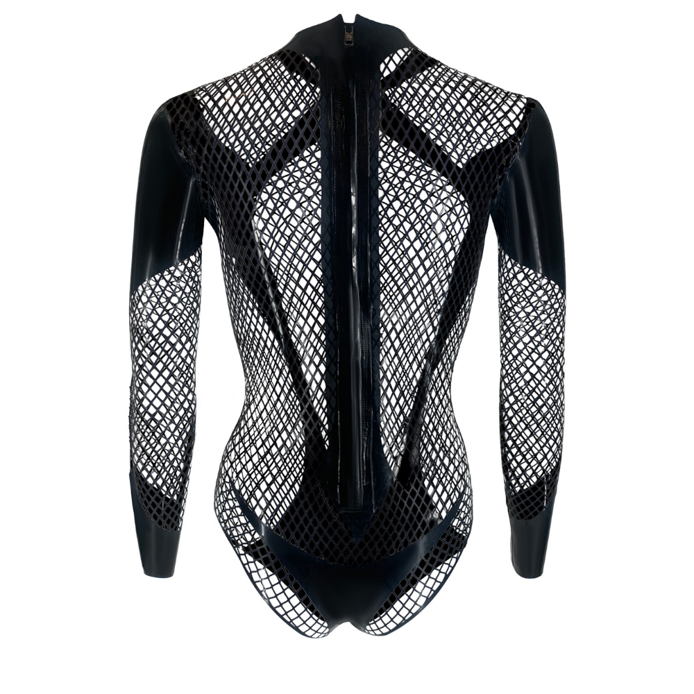 Eclipse Fishnet Bodysuit - Vex Inc. | Latex Clothing