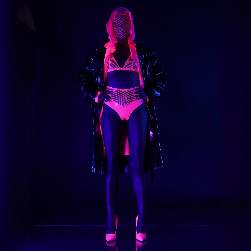 Fishnet Bikini Top READY TO SHIP Womens - Vex Inc. | Latex Clothing