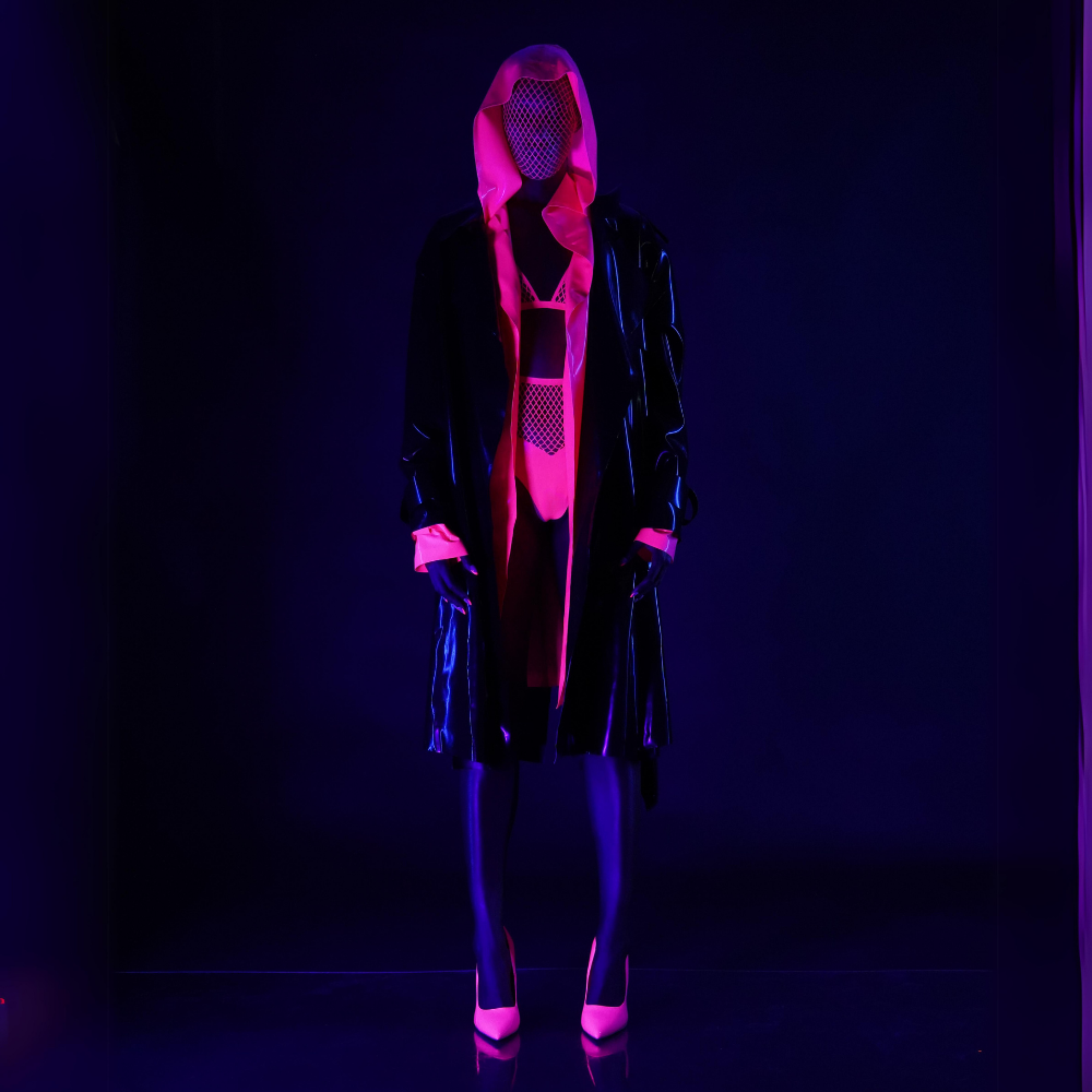 Flasher Trench Coat Jackets - Vex Inc. | Latex Clothing