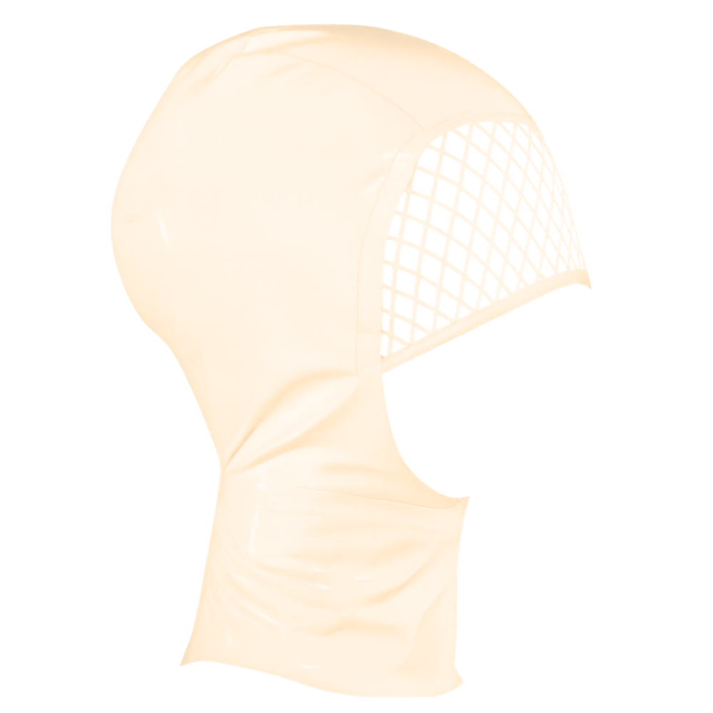 Net Eye Mask READY TO SHIP 21" / 13" / Porcelain - Vex Inc. | Latex Clothing