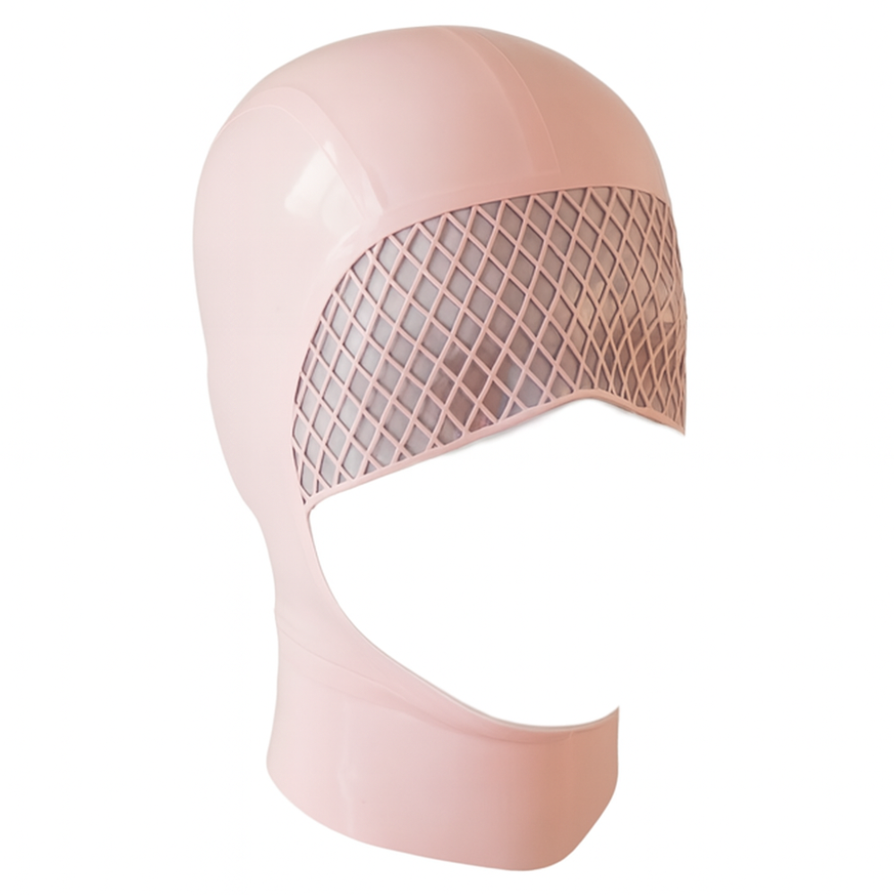 Net Eye Mask READY TO SHIP 21" / 13" / Baby Pink - Vex Inc. | Latex Clothing