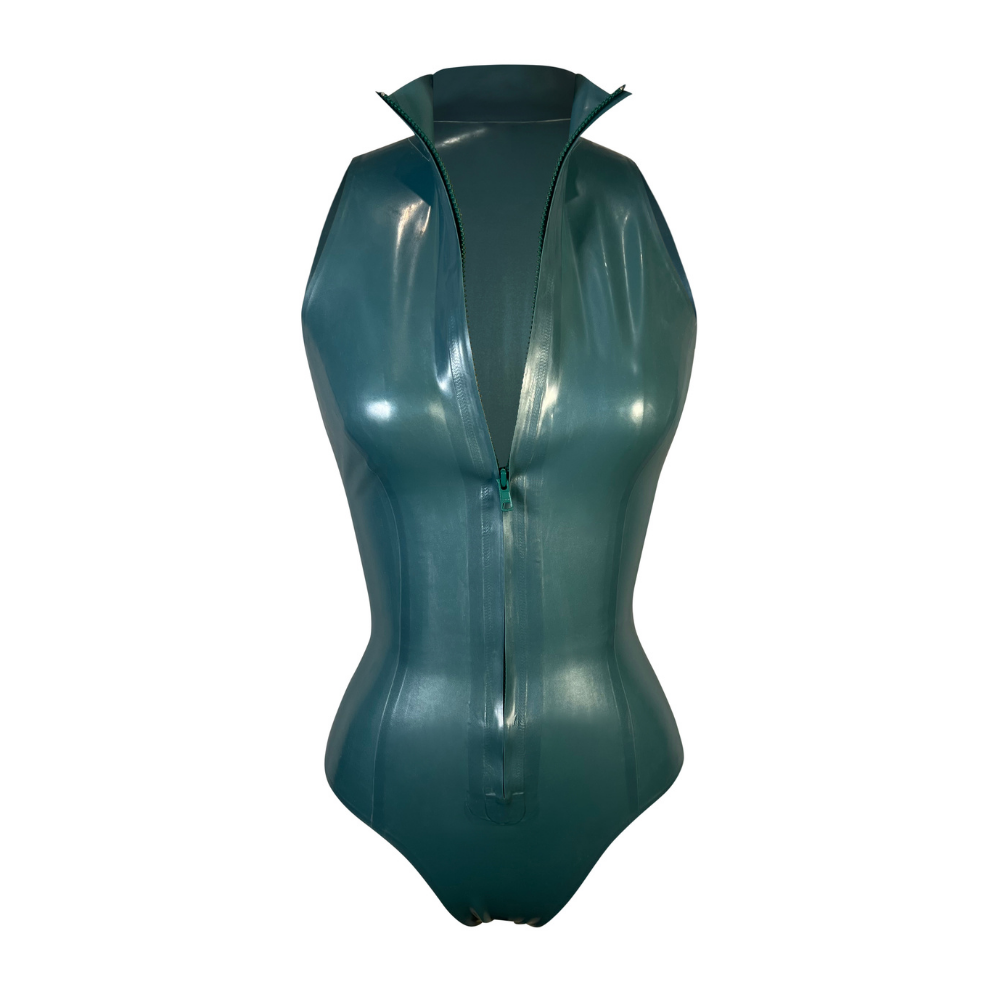 Sleeveless Bodysuit Front - Vex Inc. | Latex Clothing
