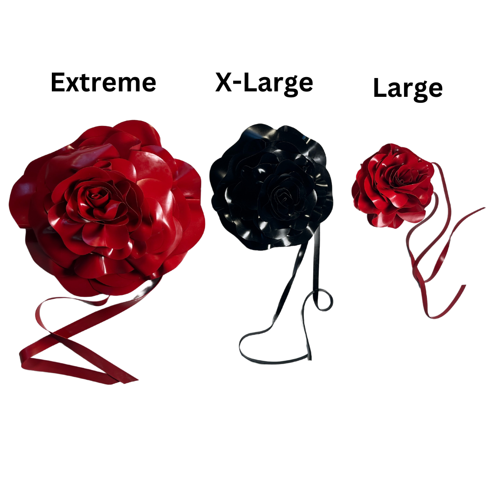Flower Wrap Choker Womens - Vex Inc. | Latex Clothing