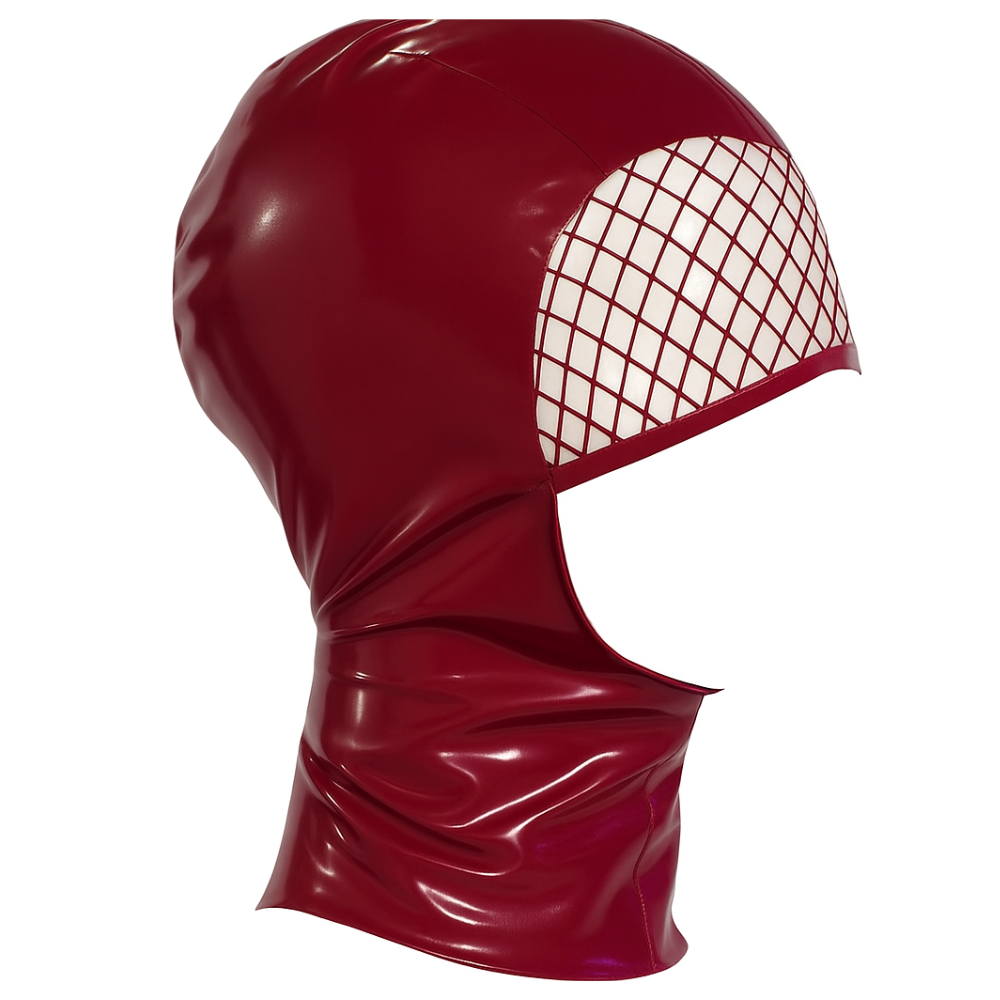 Net Eye Mask READY TO SHIP 22" / 13" / Plum - Vex Inc. | Latex Clothing