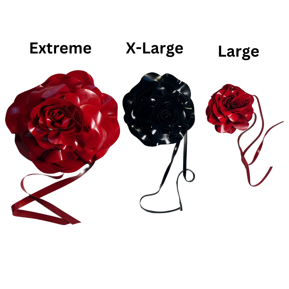 Extreme Flower Wrap Choker - Vex Latex