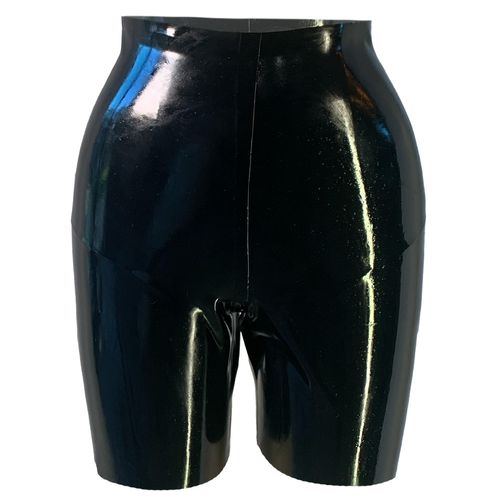 BritishLatex.com Men's Rubber Latex Cycle Shorts With Pouch Front – Made In UK
