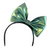 Glitter Bow Headband READY TO SHIP Green Glitter Womens - Vex Inc. | Latex Clothing