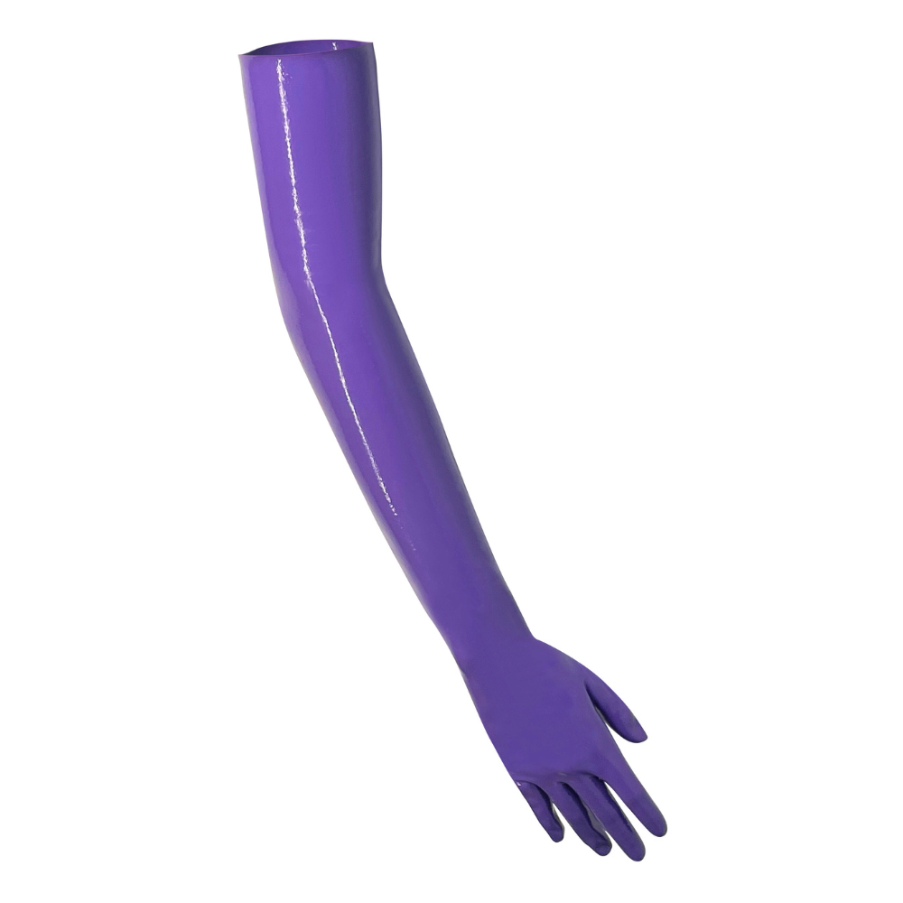 Long Streamline Latex Gloves READY TO SHIP XS / Violet Womens - Vex Inc. | Latex Clothing