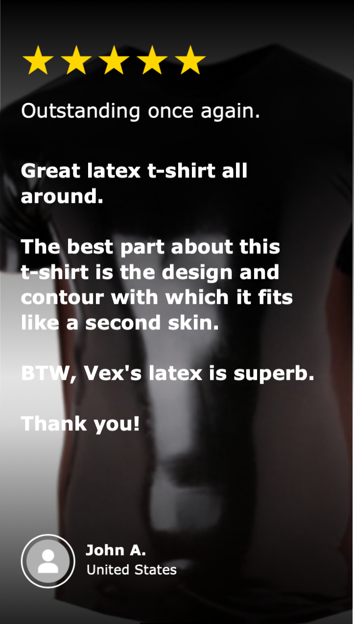 Classic Tee - Essentially Vex Mens - Vex Inc. | Latex Clothing