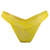 Laser Print High Cut Thong READY TO SHIP Large / Yellow Womens - Vex Inc. | Latex Clothing