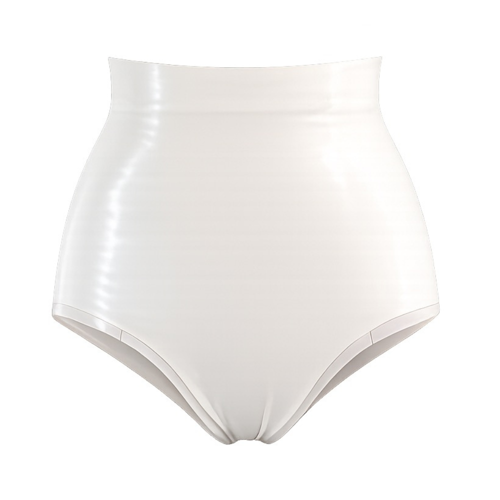 Marilyn Knickers READY TO SHIP Medium / White Womens - Vex Inc. | Latex Clothing