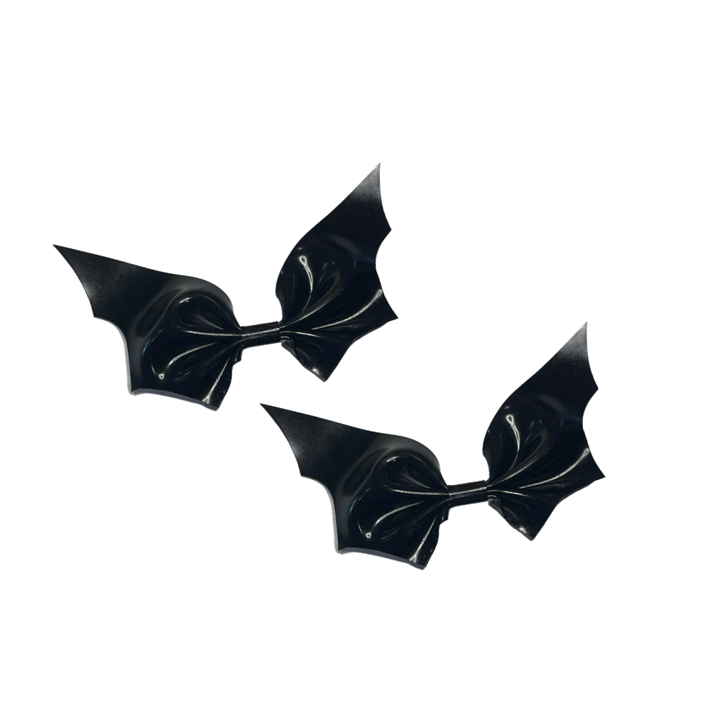 Bat Hair Bow Set Womens - Vex Inc. | Latex Clothing