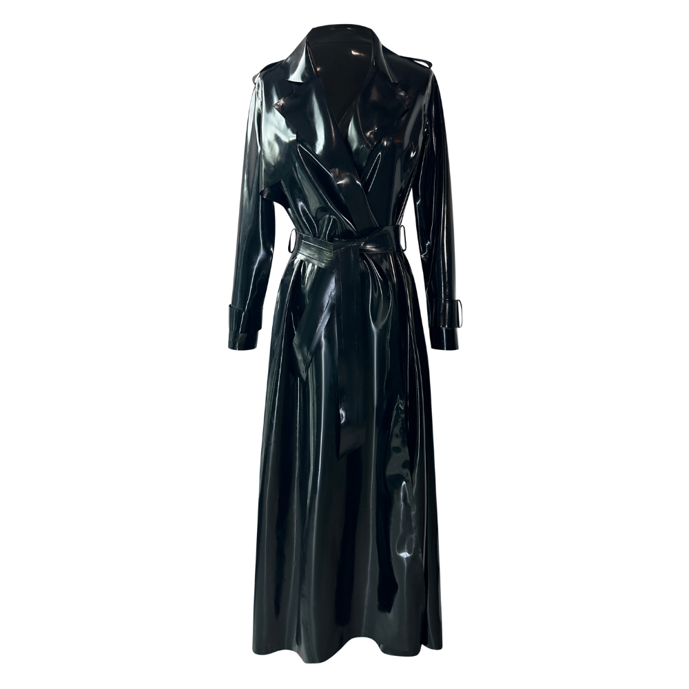 Vex Clothing Madonna Trench Coat - Handmade High-Quality Latex Fashion ...