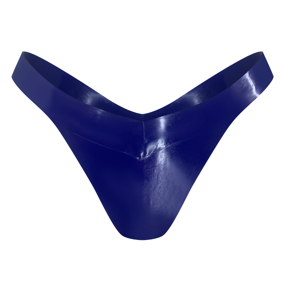 High Cut Thong READY TO SHIP Small / Royal Blue Womens - Vex Inc. | Latex Clothing