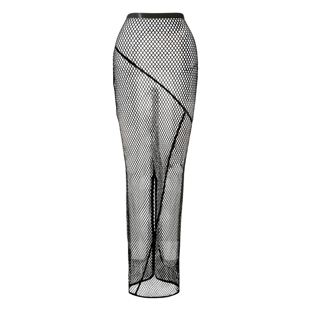 Moonlit Fishnet Skirt - Vex Inc. | Latex Clothing