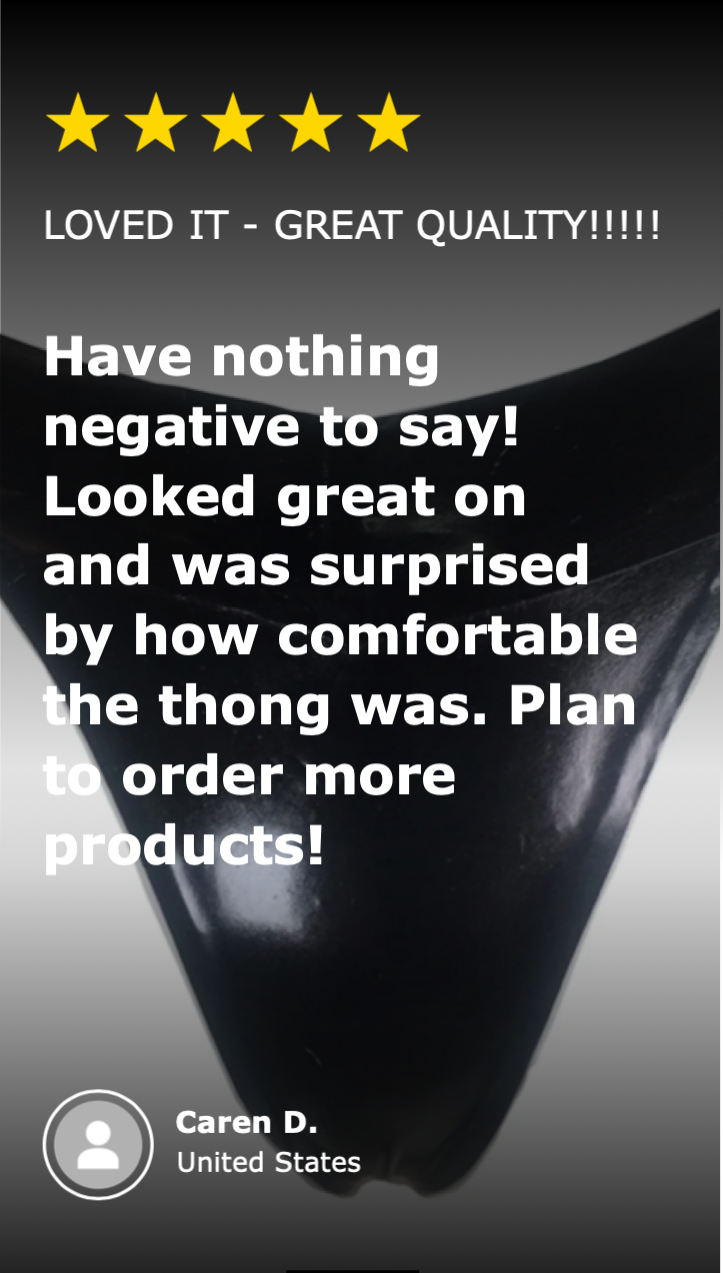 High Cut Thong - Essentially Vex Womens - Vex Inc. | Latex Clothing