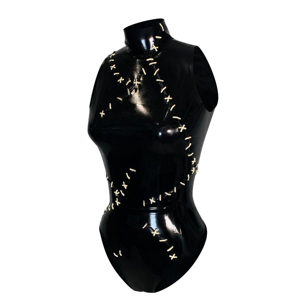 Stitched Sleeveless Bodysuit - Vex Inc. | Latex Clothing