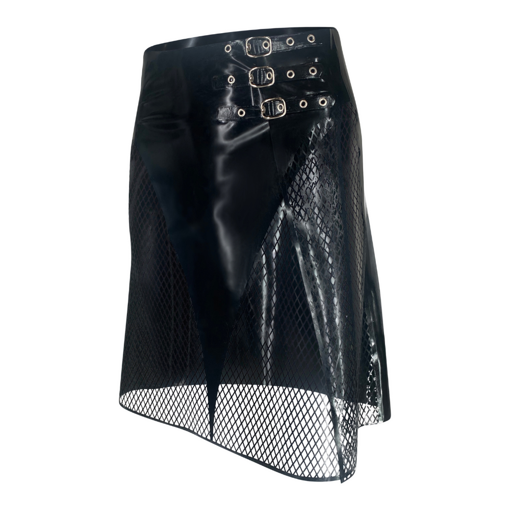 Nebula Fishnet Kilt - Vex Inc. | Latex Clothing