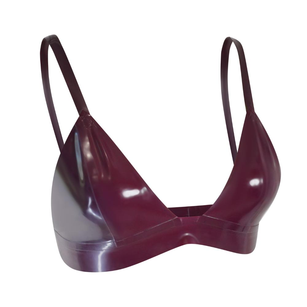 Bad Girl Bralette READY TO SHIP - Small Ruby / Small - Vex Inc. | Latex Clothing