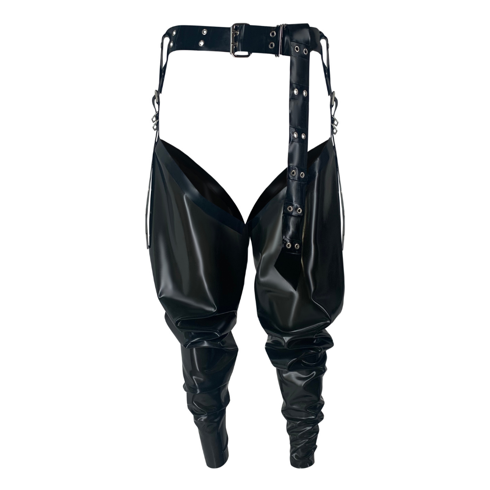 Lunar Waders READY TO SHIP Black - Vex Inc. | Latex Clothing
