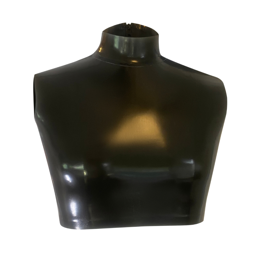 Latex plush crop top - Vex Clothing