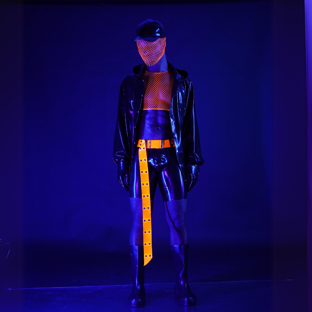 Fishnet Crop Top READY TO SHIP Unisex - Vex Inc. | Latex Clothing