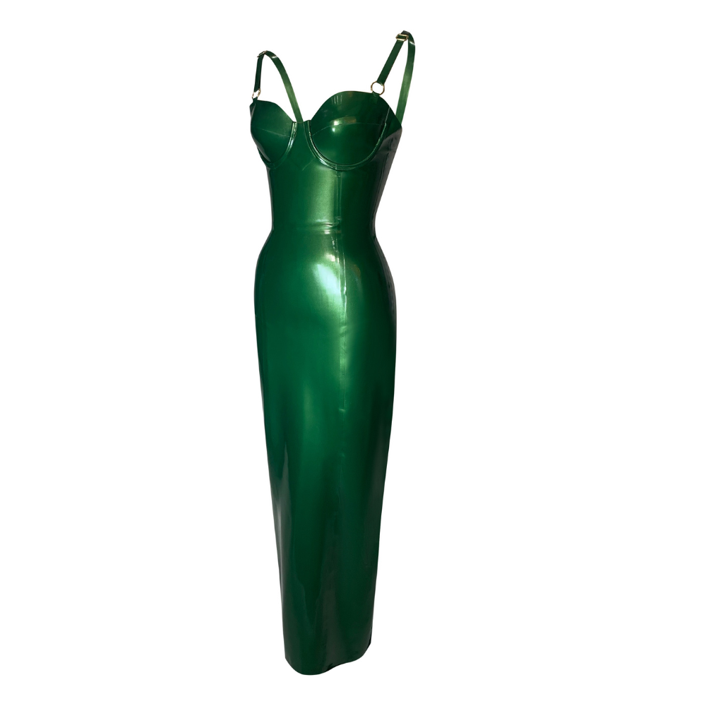 Latex Bodycon Gown Handmade Underwire Bustier Top | Vex Clothing Latex Bodycon Gown Handmade Underwire Bustier Top | Vex Clothing