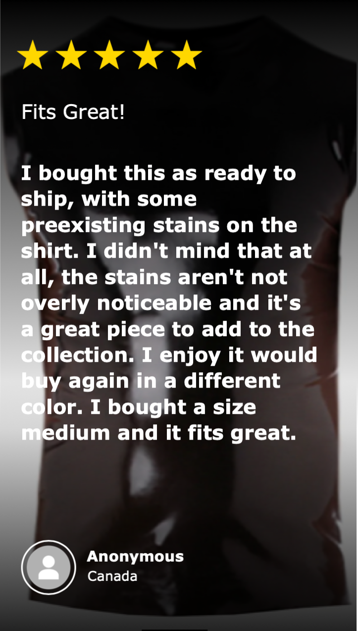 Muscle T-Shirt - Essentially Vex Mens - Vex Inc. | Latex Clothing