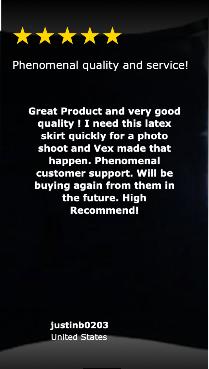 Chevron Mini - Essentially Vex Custom Order - Vex Inc. | Latex Clothing