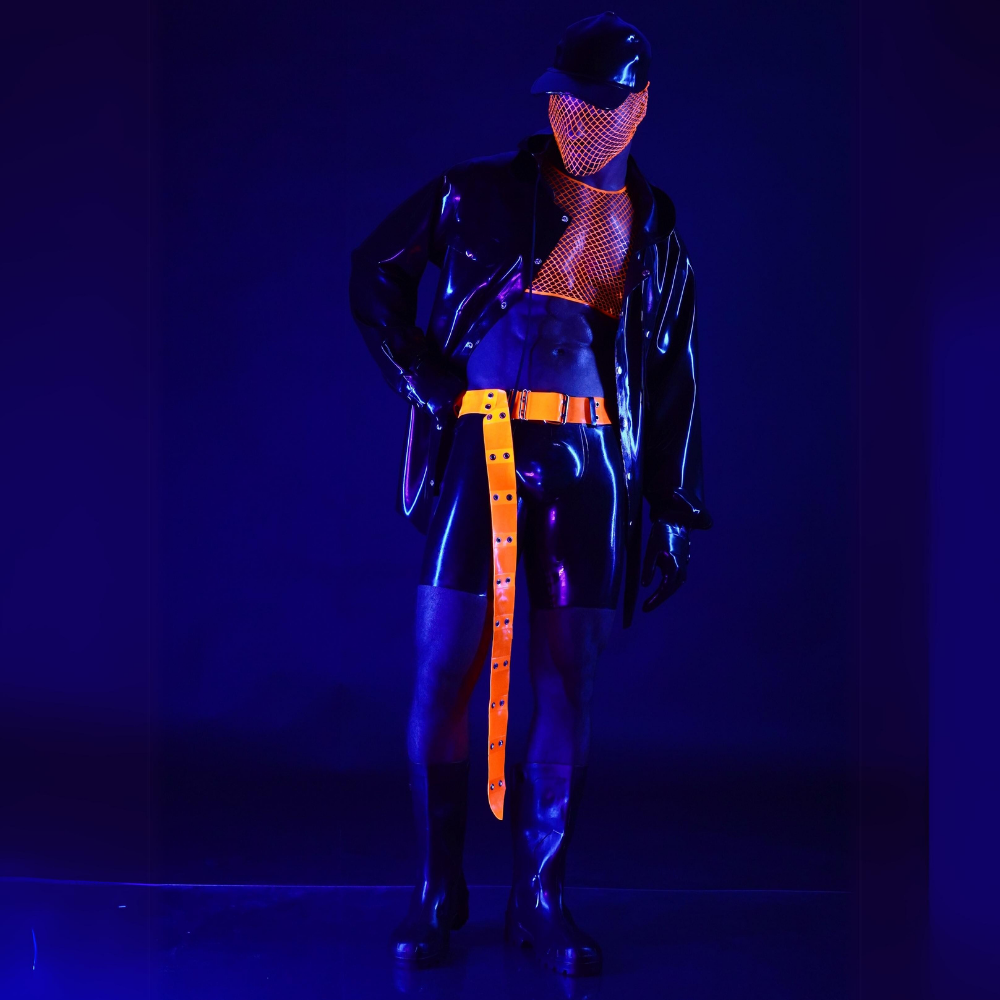 Fishnet Crop Top READY TO SHIP Unisex - Vex Inc. | Latex Clothing