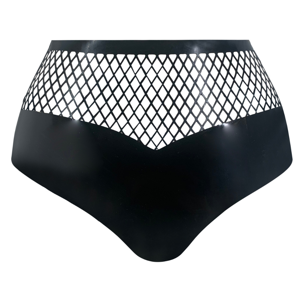 Galaxy Fishnet Knickers READY TO SHIP Black / Small - Vex Inc. | Latex Clothing
