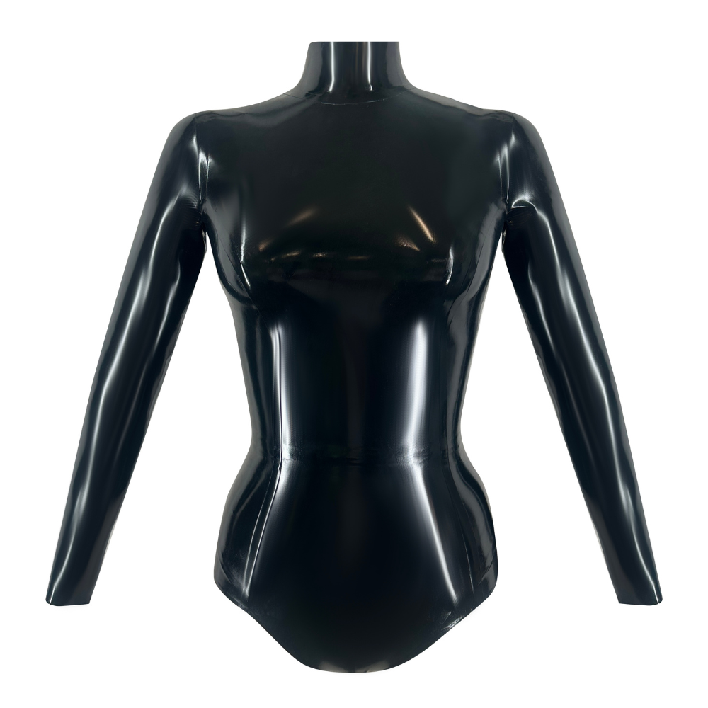 Blair Bodysuit - Handmade Latex with Mock Turtleneck | Vex