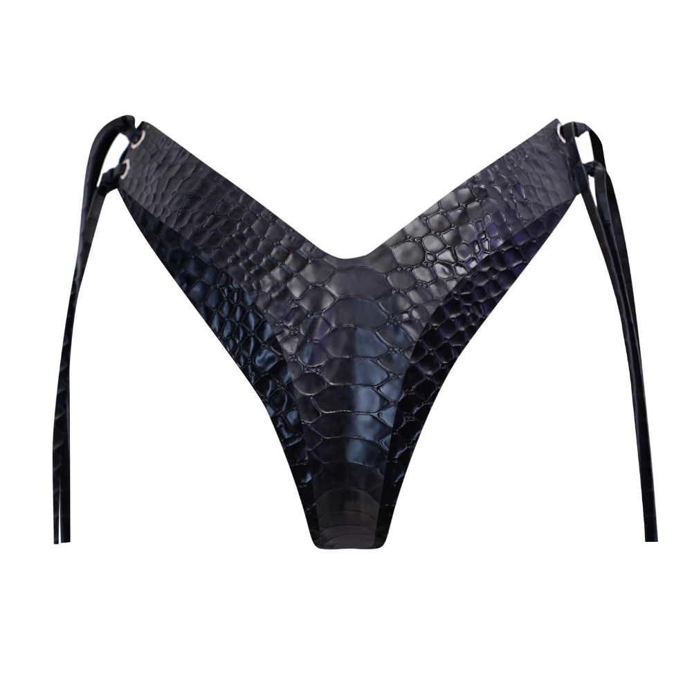 Crescent Thong Underwear - Vex Inc. | Latex Clothing